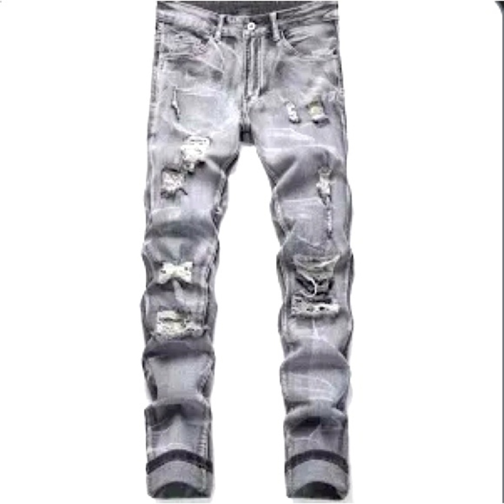 3 pairs of ripped jeans. I don’t know if there cool.